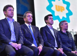 Kicillof, Massa, De Pedro y Máximo Kirchner