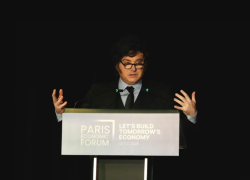 Javier Milei en el Paris Economic Forum